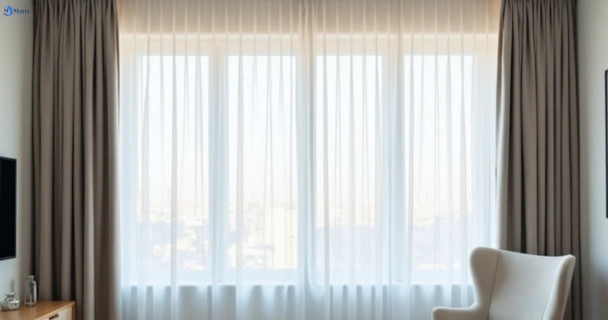 Restored vibrant drapes in castaways-beach QLD after Matty Curtain Cleaning
